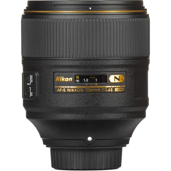 Nikon AF-S NIKKOR 105mm f/1.4E ED FX Full Frame Lens for Nikon DSLRs 20064 - Renewed