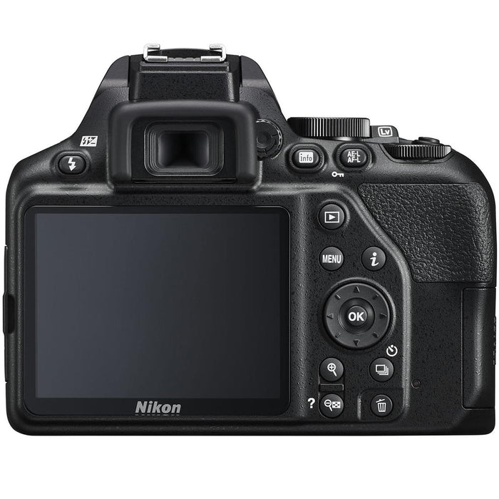 Nikon D3500 DSLR Camera + 18-55mm VR + 70-300mm 2 Lens Kit Case 32GB Accessory Bundle