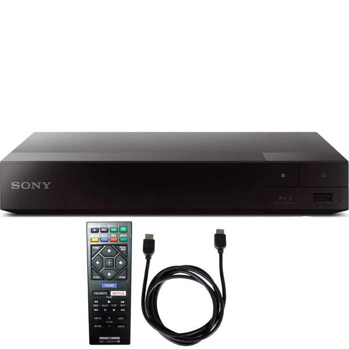 Sony Streaming Blu-ray Disc Player (BDP-S3700) with 6ft High Speed HDMI Cable