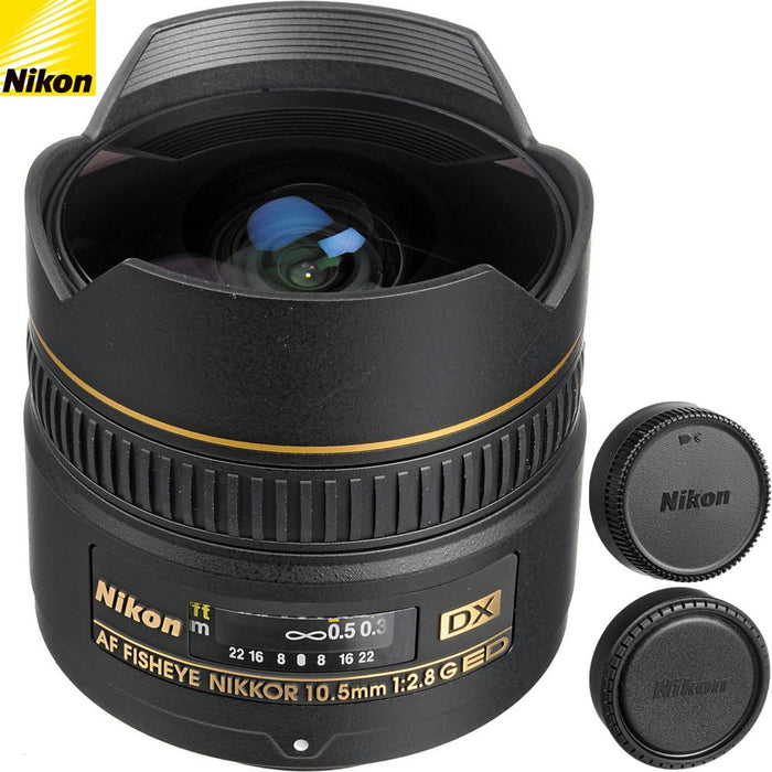 Nikon 10.5mm F/2.8G ED-IFAF DX Fisheye Lens 2148 - (Renewed)