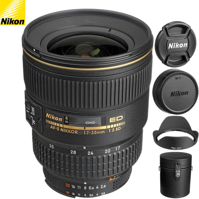 Nikon 17-35mm F/2.8D ED-IF Zoom-Nikkor AF FX Full Frame Lens 1960 - (Renewed)