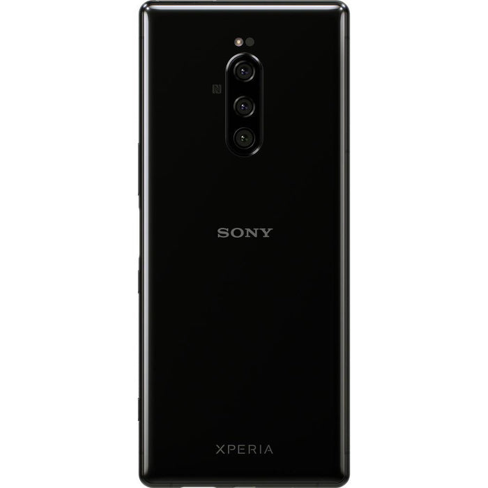 Sony Xperia 1 Unlocked Smartphone 128GB (Black) w/ Sony Headphones (WH1000XM3)(Black)