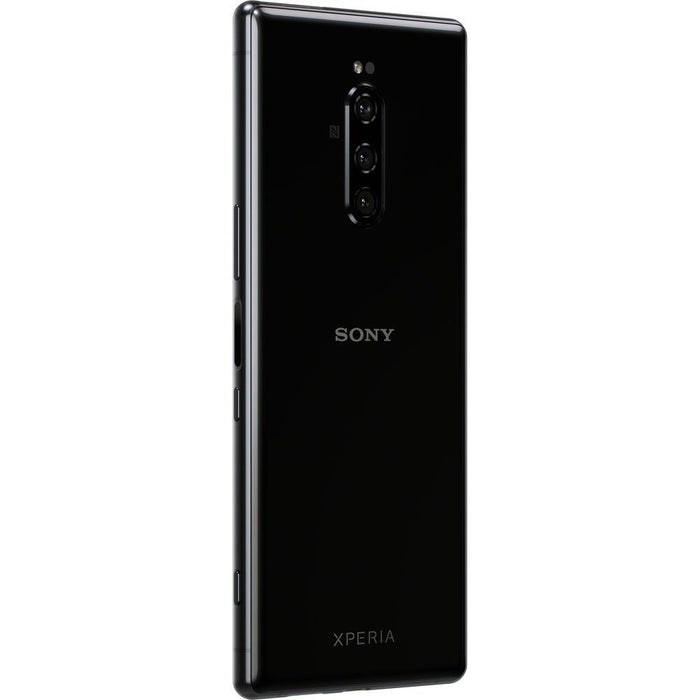 Sony Xperia 1 Unlocked Smartphone 128GB (Black) w/ Sony Headphones (WH1000XM3)(Black)