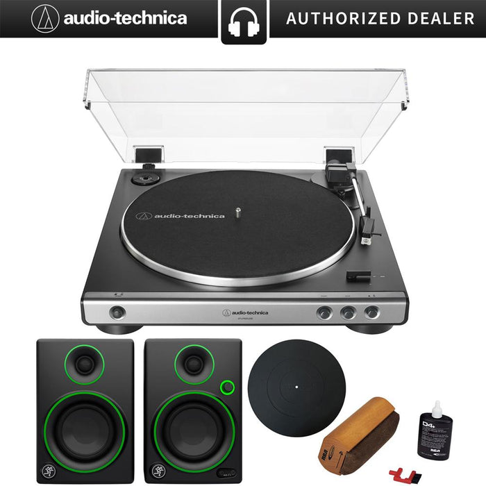 Audio-Technica Fully Automatic Analog/USB Belt-Drive Stereo Turntable w/Audio Immersion Bundle