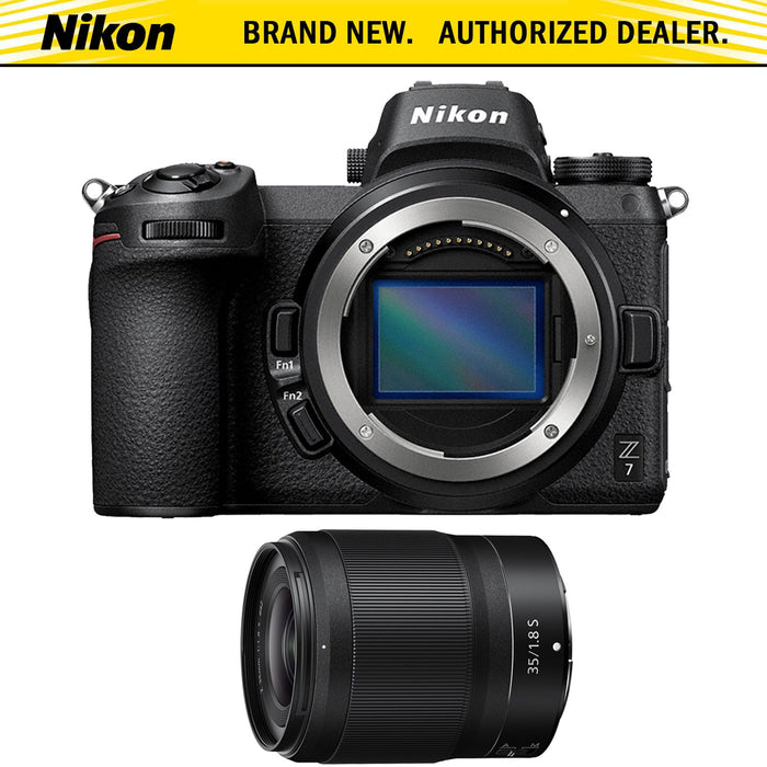 Nikon Z7 45.7MP FX-Format Full-Frame 4K Mirrorless Camera w/NIKKOR Z 35mm f/1.8S