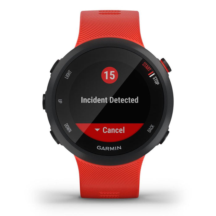 Garmin Forerunner 45 GPS Running Watch 42mm Lava Red + Deco Gear Tempered Glass