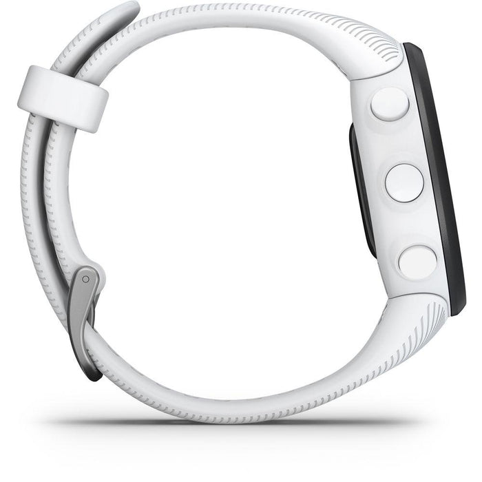 Garmin Forerunner 45S GPS Running Watch 39mm White + Deco Gear Tempered Glass