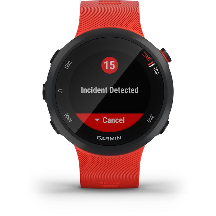 Garmin Forerunner 45 GPS Running Watch 42mm (Lava Red) w/ 7pc Fitness Kit + More