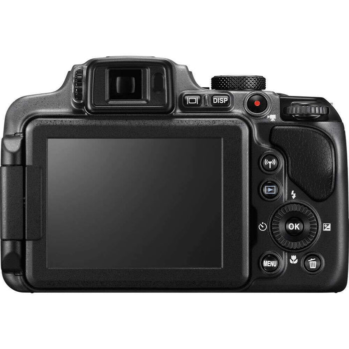 Nikon COOLPIX P610 16MP Digital Camera w/ Full HD Video, WiFi, GPS - Black (Renewed)