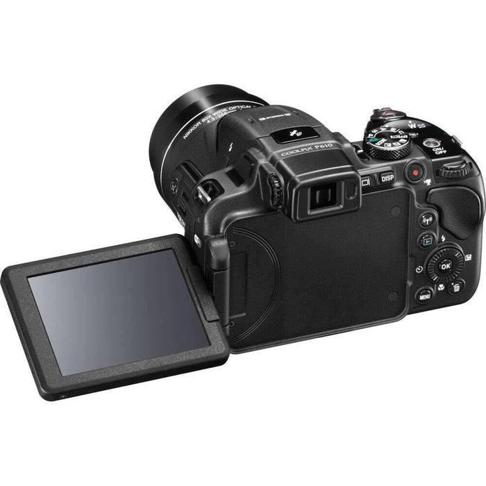 Nikon COOLPIX P610 16MP Digital Camera w/ Full HD Video, WiFi, GPS - Black (Renewed)