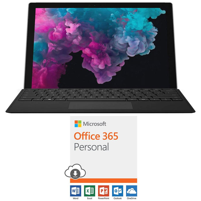 Microsoft Surface Pro 6 12.3" Intel i5-8250U 8GB/128GB w/ Microsoft Office 365 Bundle
