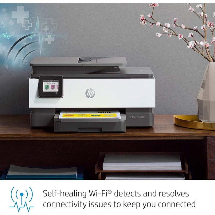 Hewlett Packard OfficeJet Pro 8025 All-in-One Wireless Smart Printer for Home and Office 1KR57A