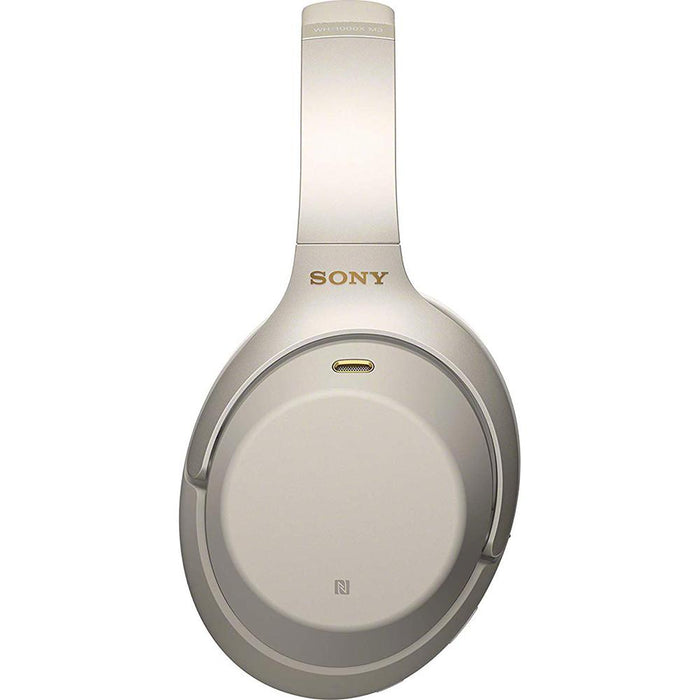 Sony Sony WH1000XM3/B Premium Noise Cancelling Wireless Headphones with Mic | Silver
