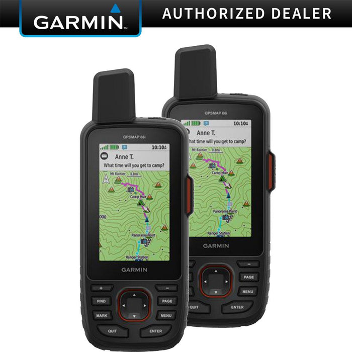Garmin GPSMAP 66i GPS Handheld and Satellite Communicator (2-Pack) - 010-02088-01