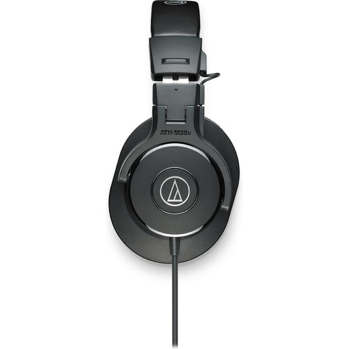 Audio-Technica ATH-M30x Pro Monitor Headphones (Black) with FiiO A3 Headphone Amplifier