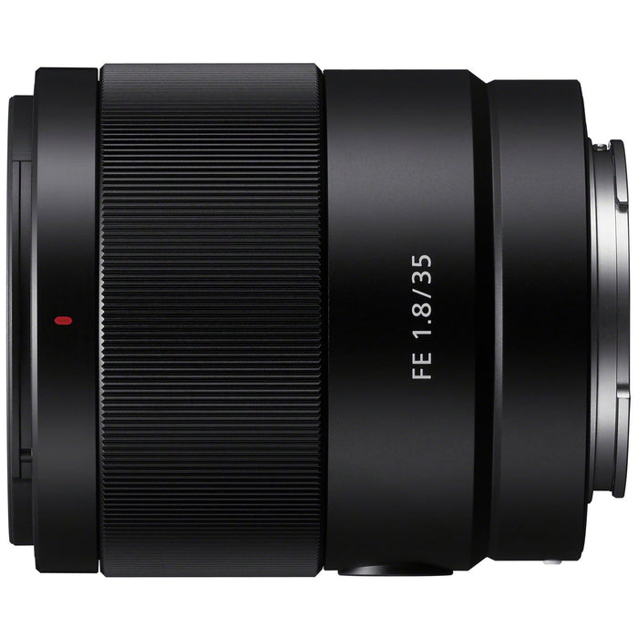 Sony FE 35mm F1.8 E-Mount Prime Lens SEL35F18F for Full-Frame and APS-C Camera Bundle
