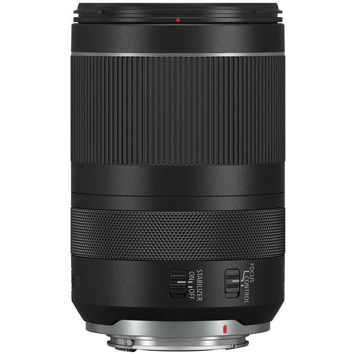 Canon RF 24-240mm f/4-6.3 IS USM Lens with 64GB Memory Card and Backpack Bundle