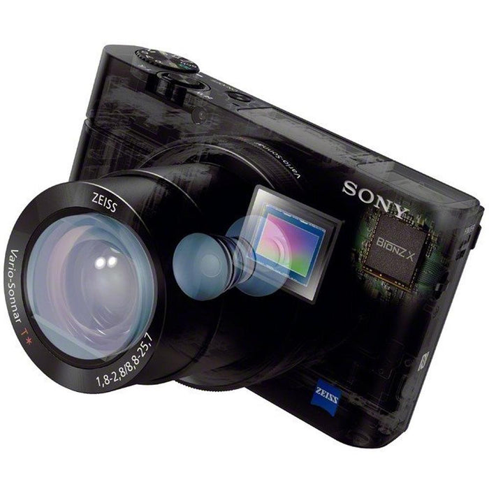 Sony Cyber-Shot DSC-RX100 III Camera Video Creator Kit DSCRX100M3KIT Grip 64GB Bundle