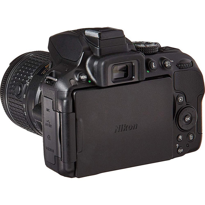 Nikon D5300 DX Digital 24.2 MP SLR Camera w/ AF-P 18-55mm VR & 70-300mm Lens Refurbish