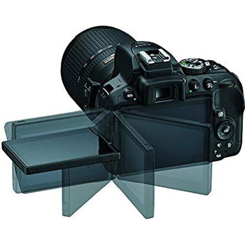 Nikon D5300 DX Digital 24.2 MP SLR Camera w/ AF-P 18-55mm VR & 70-300mm Lens Refurbish