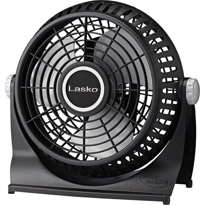 Lasko 10-Inch Breeze Machine Floor or Table Fan, Black - 507