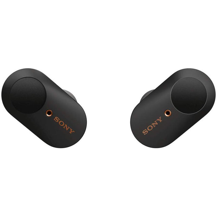 Sony WF-1000XM3 Noise Canceling Wireless Earbuds (Black) + Deco Gear Power Bundle