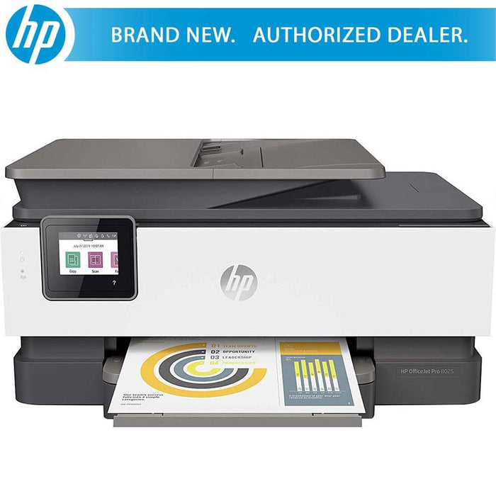 Hewlett Packard OfficeJet Pro 8025 All-in-One Wireless Smart Printer for Home and Office 1KR57A