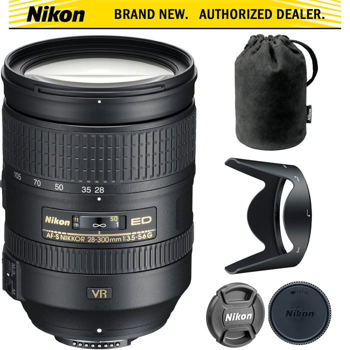 Nikon 2191 - 28-300mm f/3.5-5.6G ED VR AF-S NIKKOR Lens for Nikon Digital SLR