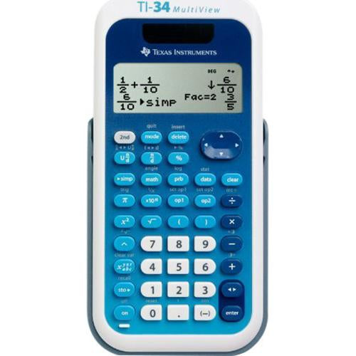 Texas Instruments MultiView Scientific Calculator - 34MV/TBL/1L1/A