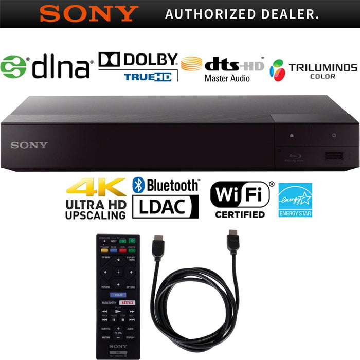 Sony BDP-S6700 Streaming Blu-ray Disc Player with 6ft High Speed