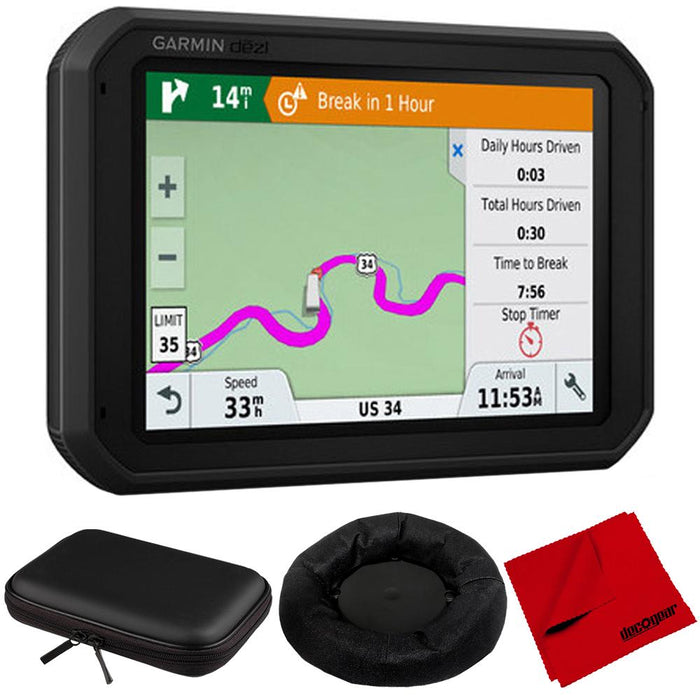 Garmin dezl 780 LMT-S 7" GPS Truck Navigator w/ Accessories Bundle