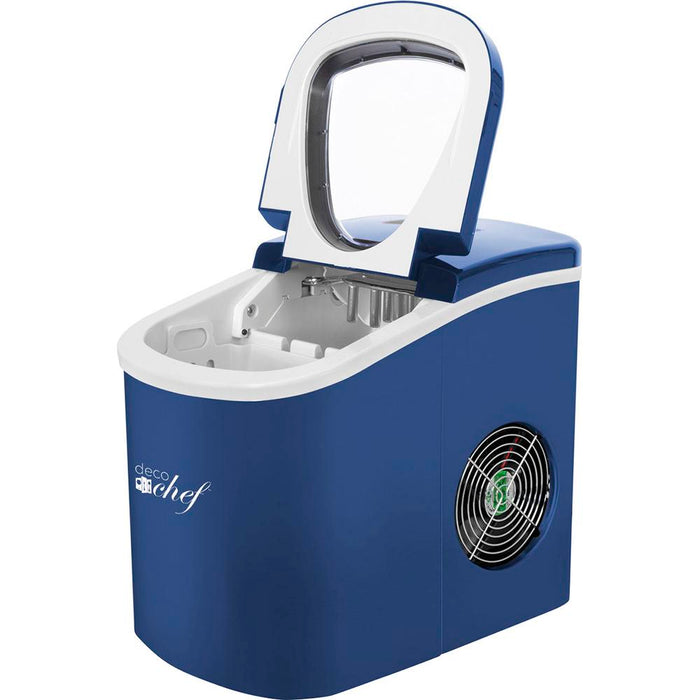 Deco Chef Blue Compact Electric Ice Maker | (IMBLU) | Top Load | 26 Lbs Per Day - Open Box