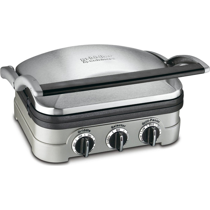 Cuisinart Panini Press and Griddle 5-in-1 GR-4N - Refurbished