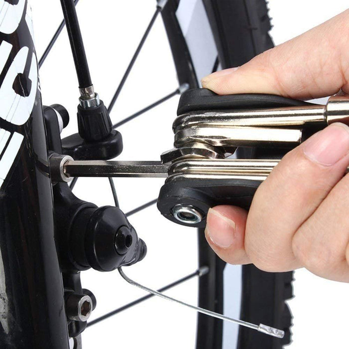 Deco Gear 16-in-1 Multi-Function Bike Mechanic Repair Tool Kit for Bicycle/Cycling