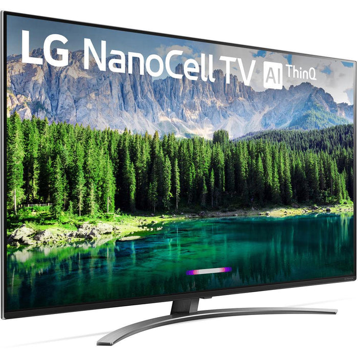 LG 65" 4K HDR Smart LED NanoCell TV (2019) Bundle with Deco Gear Soundbar & more