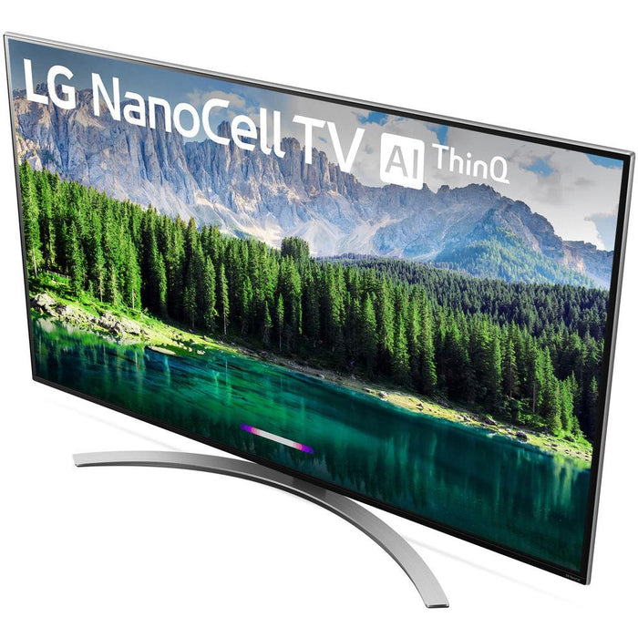 LG 65" 4K HDR Smart LED NanoCell TV (2019) Bundle with Deco Gear Soundbar & more