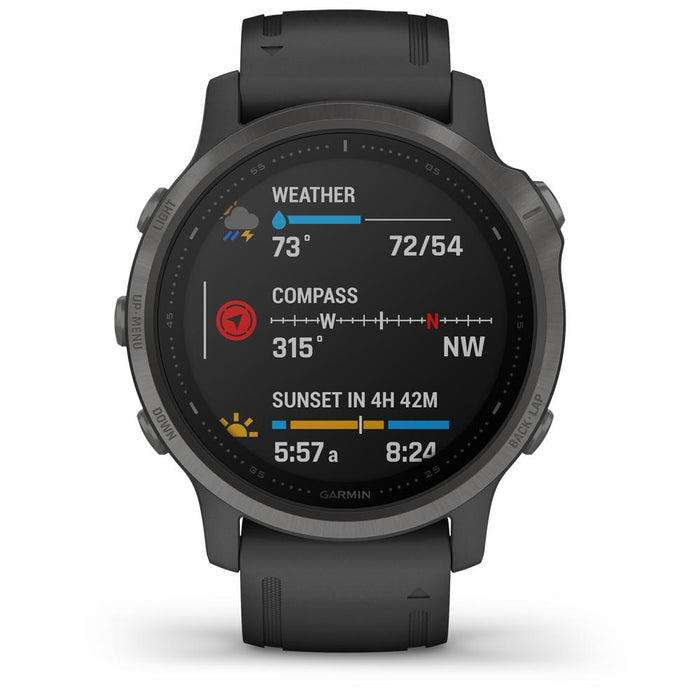Garmin fenix 6S Sapphire GPS Smartwatch (010-02159-24) + Wireless Sport Earbuds & More