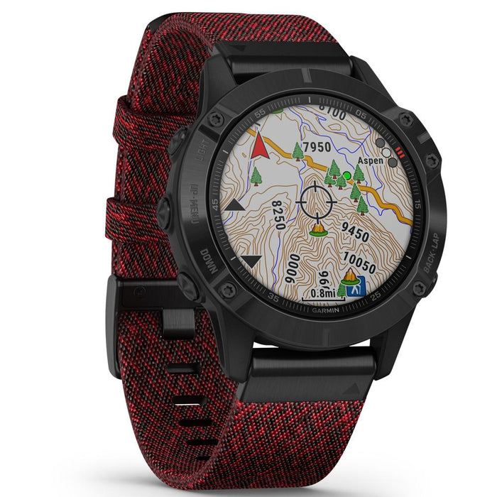 Garmin fenix 6 Sapphire Multisport GPS Smartwatch with Wireless Sport Earbuds & More