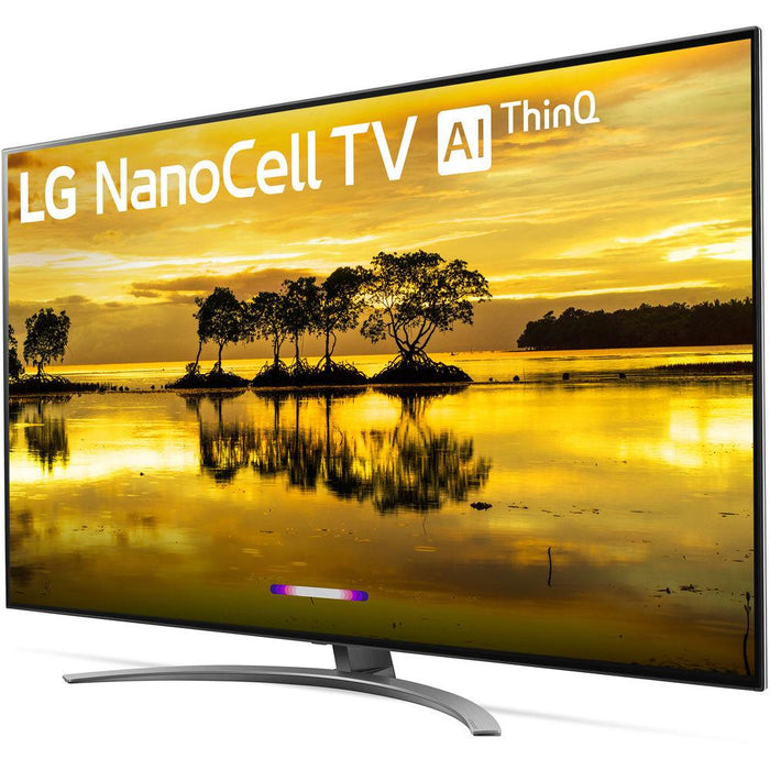 LG 55" 4K HDR Smart LED NanoCell TV with AI ThinQ 2019 Model + Soundbar Bundle