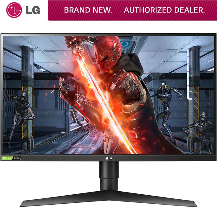 LG 27GL850-B 27" Ultragear QHD Nano IPS 1ms NVIDIA G-SYNC Compatible Gaming Monitor