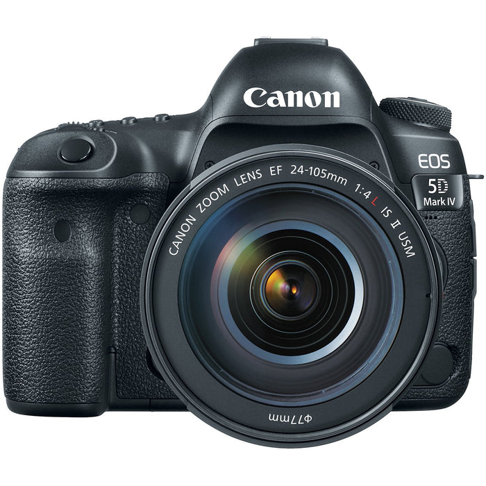 Canon EOS 5D Mark IV 30.4 MP Full Frame DSLR Camera + EF 24-105mm f/4L IS II USM Lens