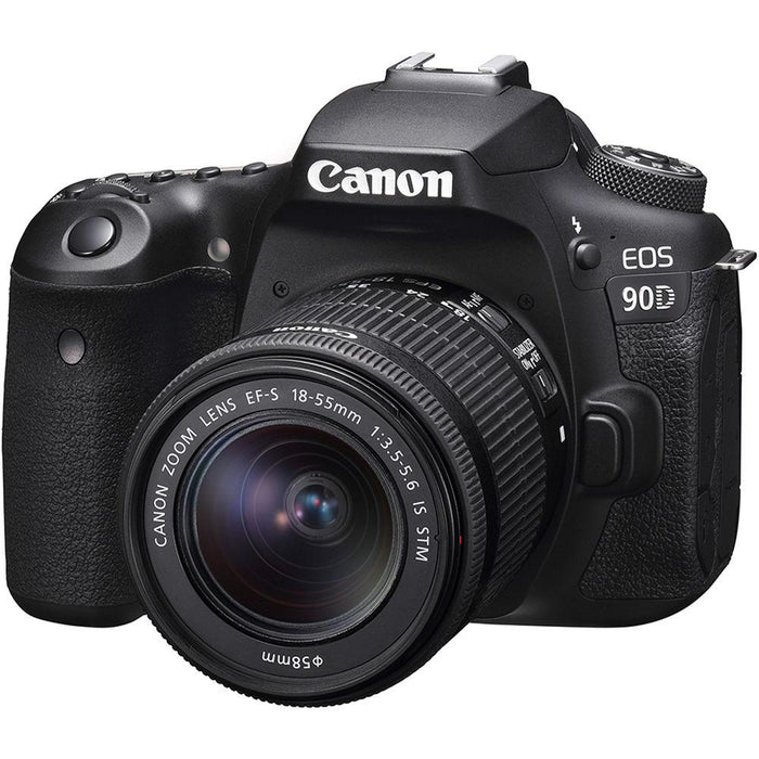 Canon EOS 90D 32.5MP CMOS Digital SLR Camera with EF-S 18-55mm f/3.5-5.6 IS STM Lens