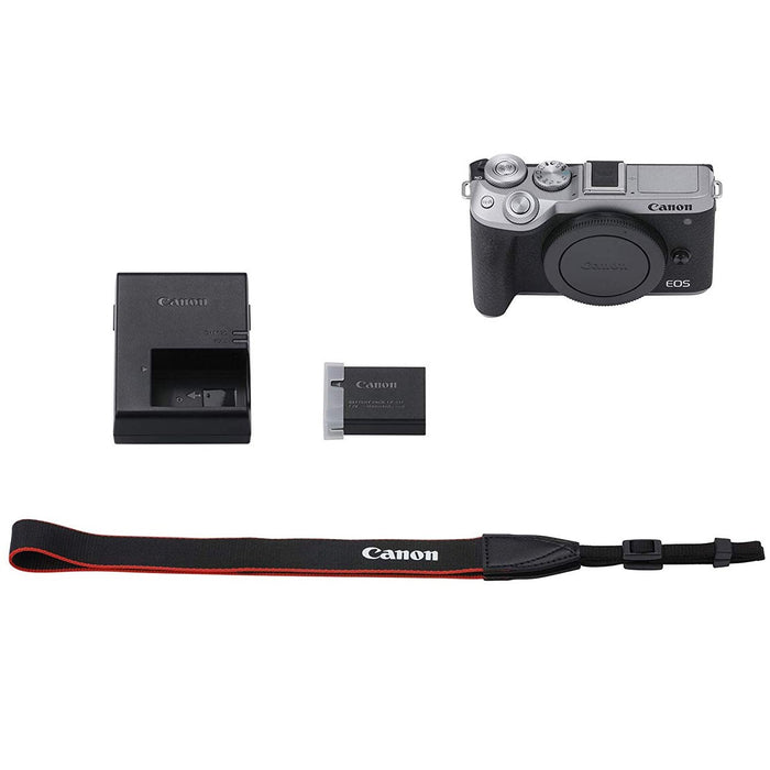 Canon EOS M6 Mark II Camera Body 32.5 MP 4K Video Compact Mirrorless (Silver) 3612C001