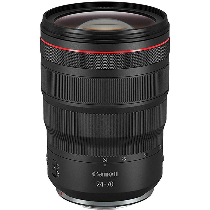 Canon 24-70mm F2.8 IS USM f/2.8 RF Zoom Lens + 128GB Memory Bundle