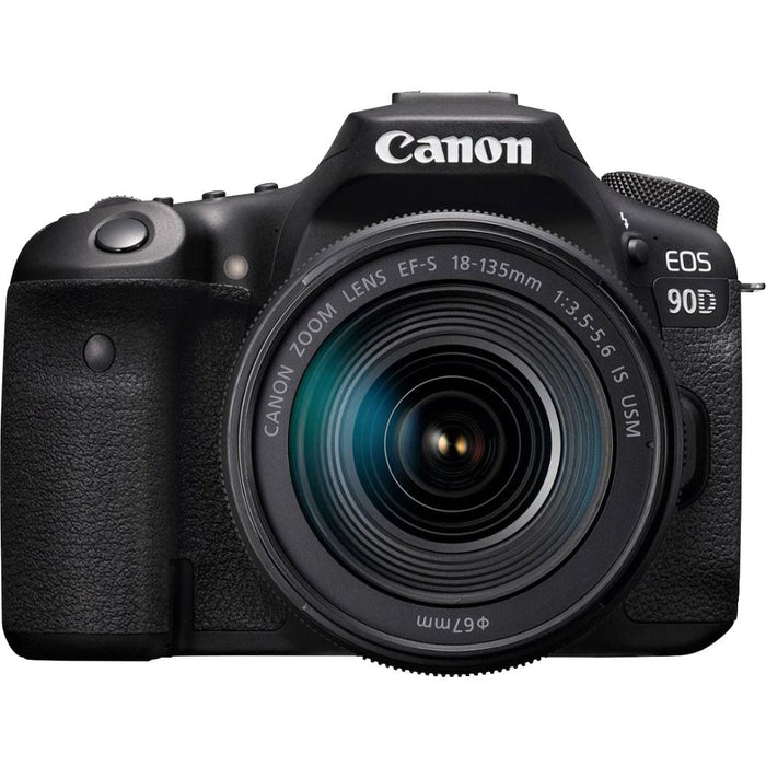 Canon EOS 90D 32.5MP CMOS Digital SLR Camera w/ EF-S 18-135mm f/3.5-5.6 IS USM Lens