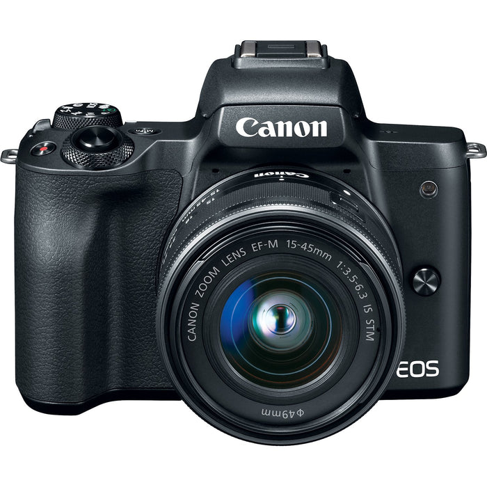 Canon EOS M50 Mirrorless Camera + Lens + DJI Ronin-S Essential Video Creator Kit