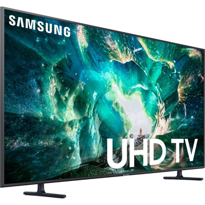 Samsung UN49RU8000 49" RU8000 LED Smart 4K UHD TV (2019) - (Renewed) + Wall Mount Bundle