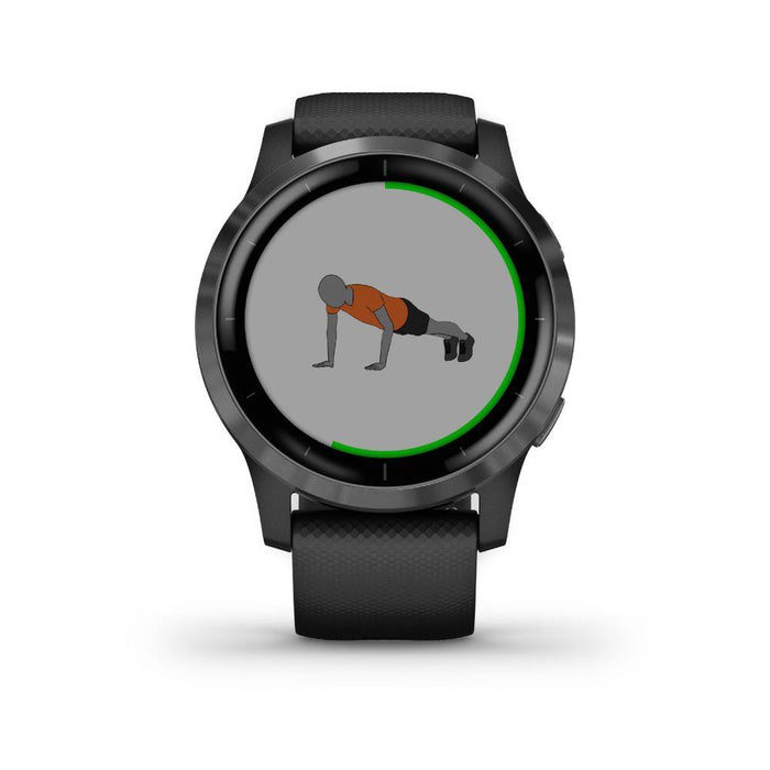 Garmin Vivoactive 4 Smartwatch (Black/Stainless) 010-02174-11