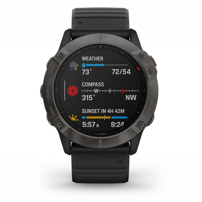 Garmin fenix 6X Multisport Smartwatch with Wireless Earbu — Beach Camera