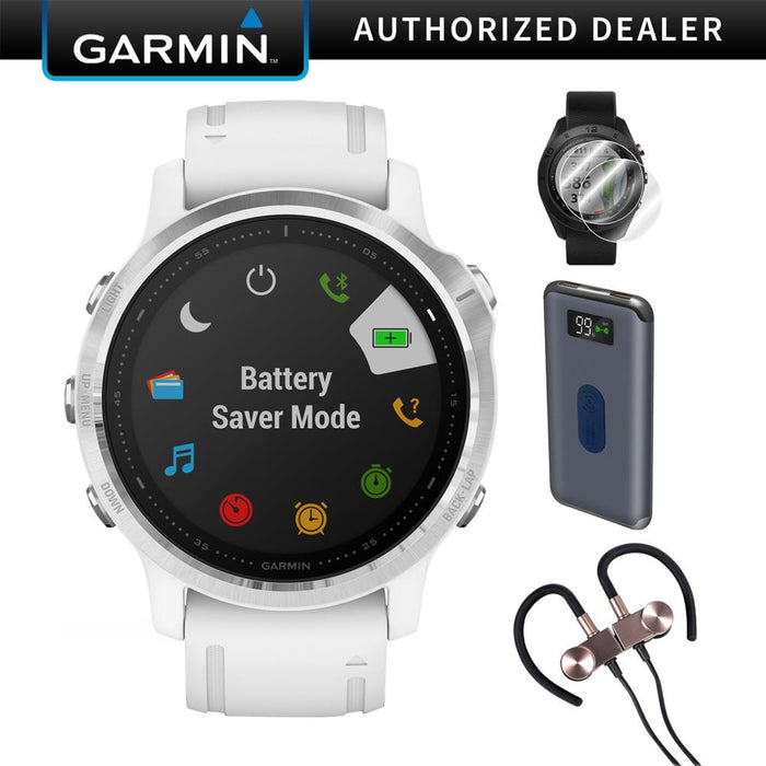 Garmin fenix 6S Multisport GPS Smartwatch(010-02159-00) + Wireless Sport Earbuds & More